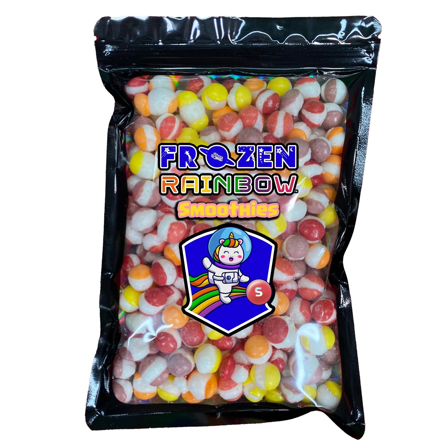 Frozen Rainbow - Freeze Dried Skittles (original, sour, wild berry, & smoothie) - Crazy Nate - candy