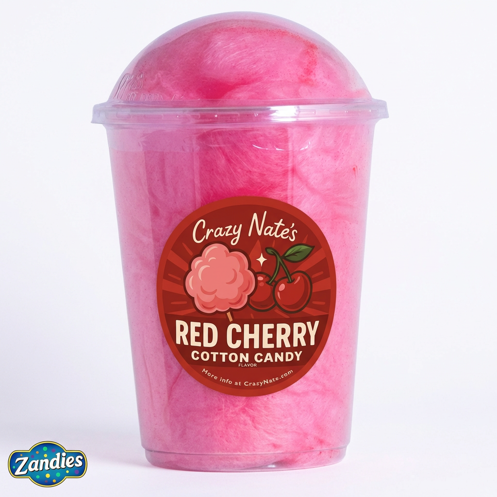 Red Cherry Cotton Candy