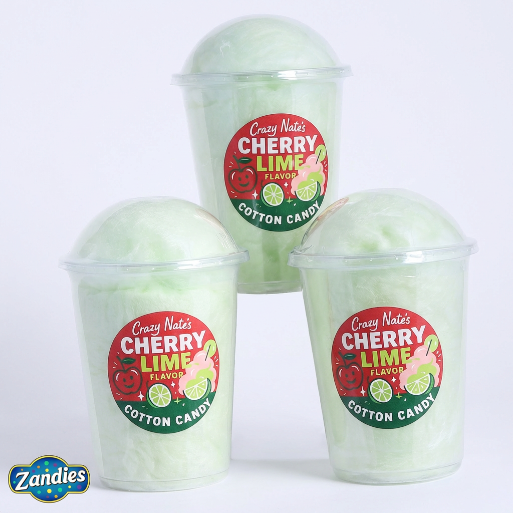 Cherry Lime Cotton Candy