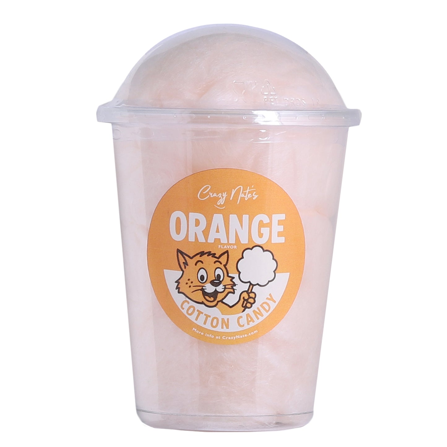 Orange Cotton Candy
