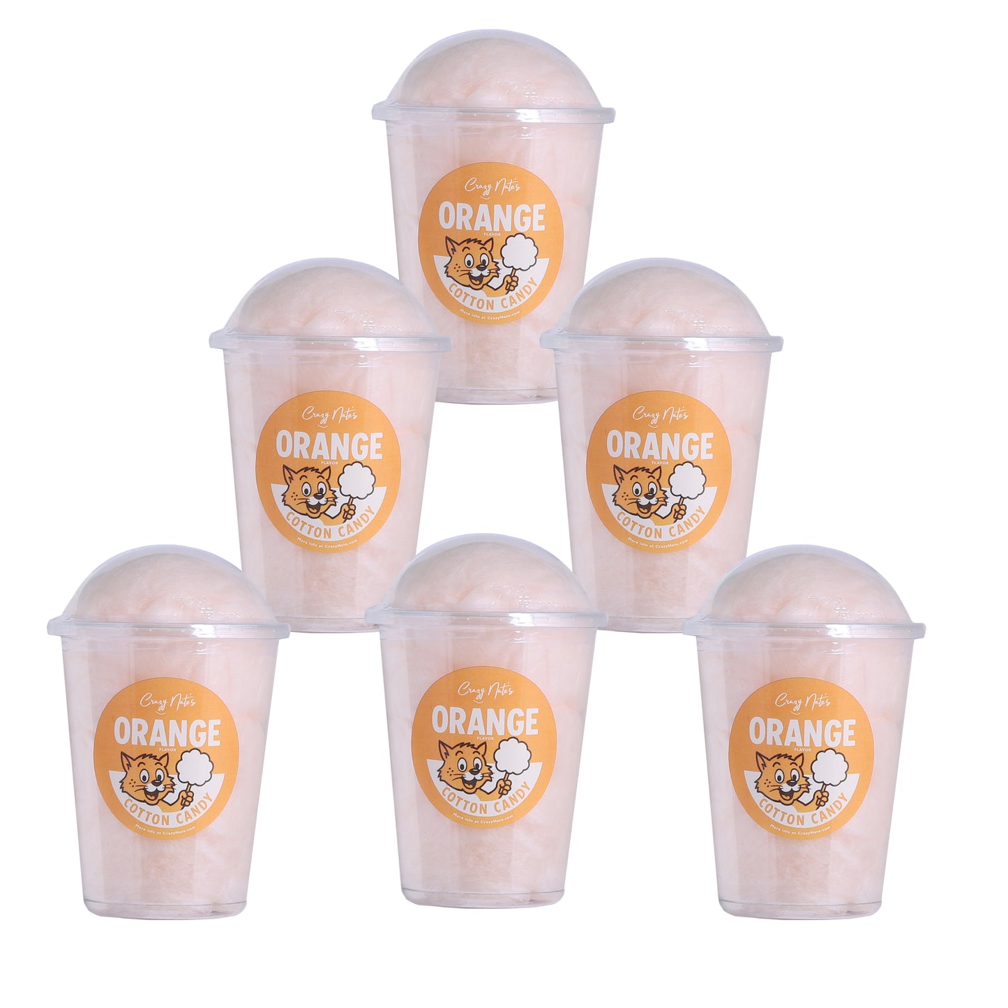 Orange Cotton Candy