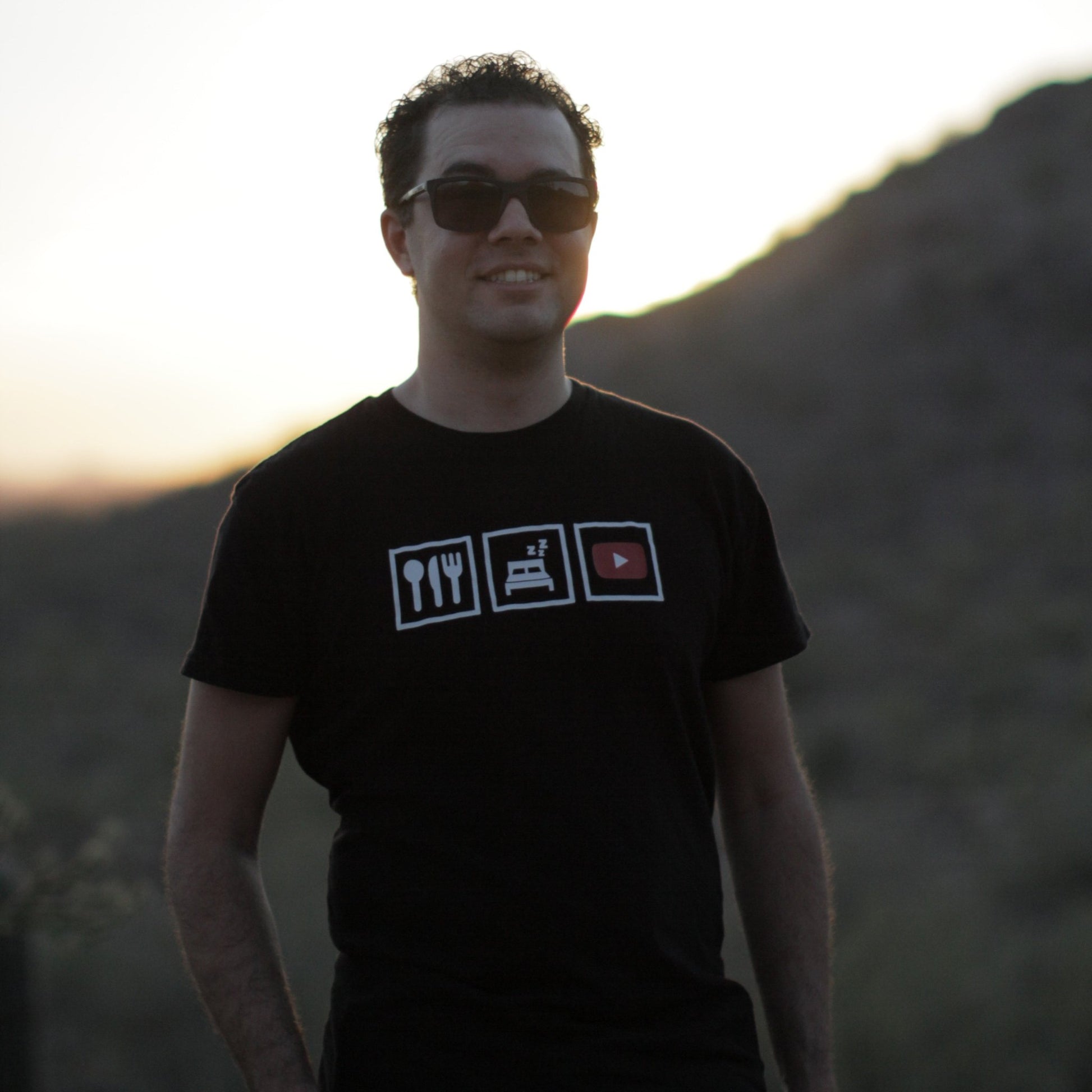 Eat Sleep YouTube - Crazy Nate - shirt