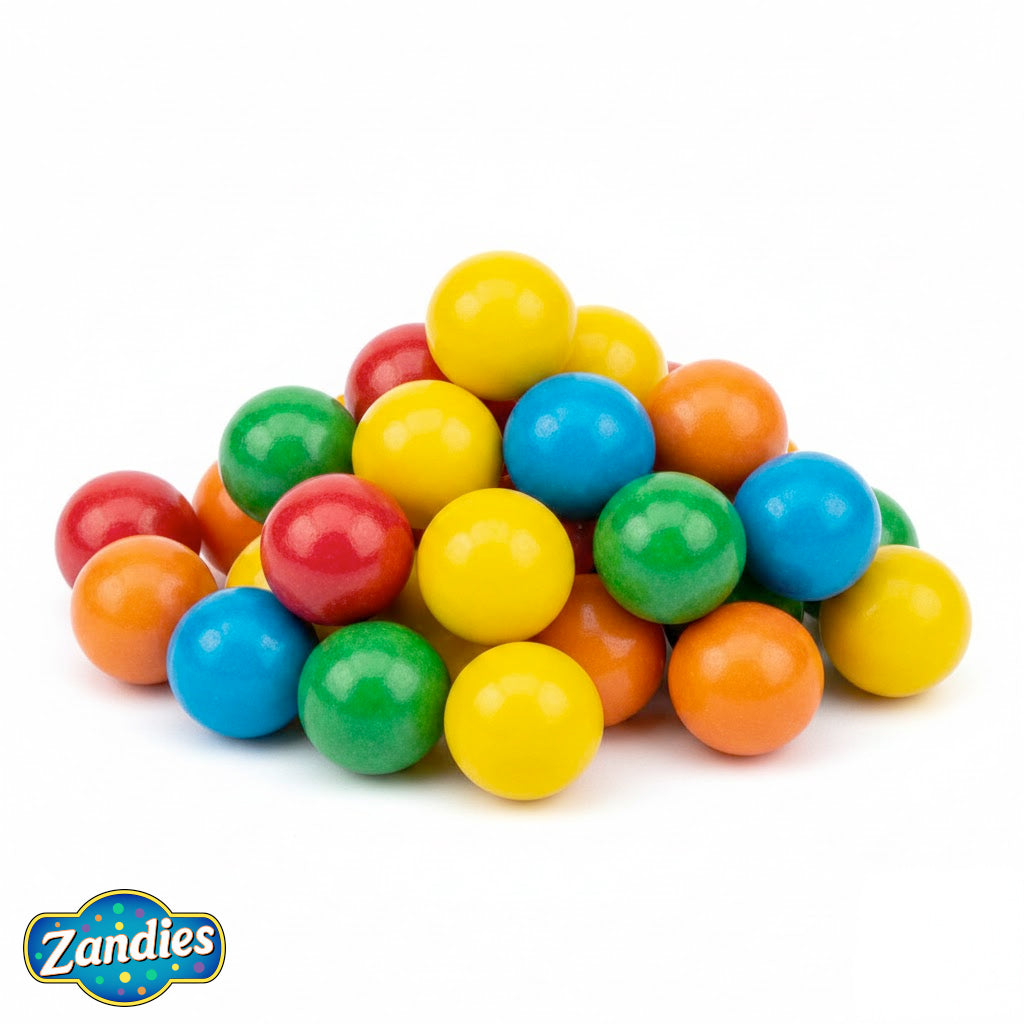 2 pounds of color gumballs pile